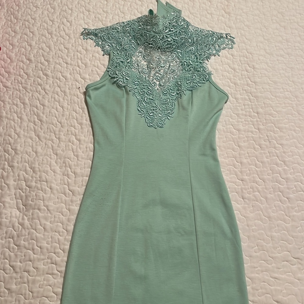 Mandee Lace Top Mini Dress